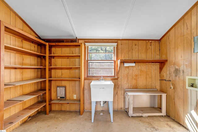 view of storage room