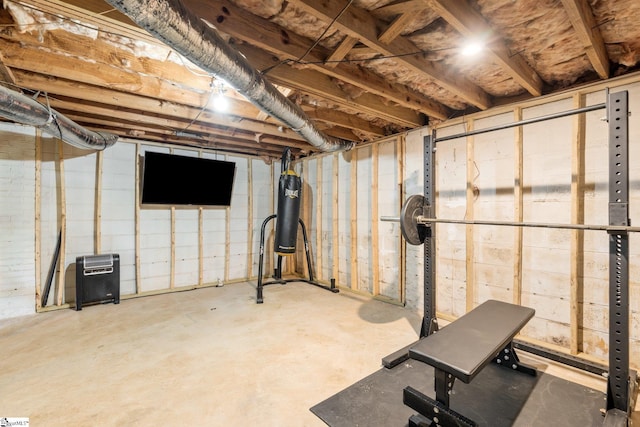 view of workout room