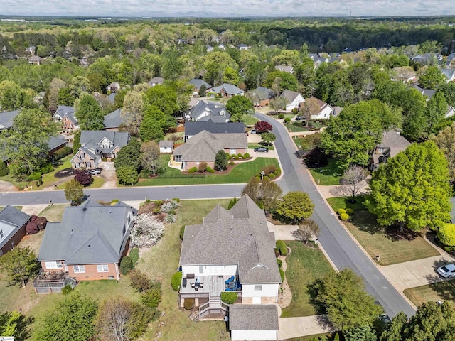 birds eye view of property featuring a residential view