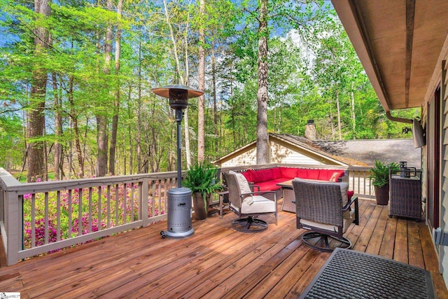 323 Long Reach Dr, Salem, SC 29676 - deck with outdoor lounge area