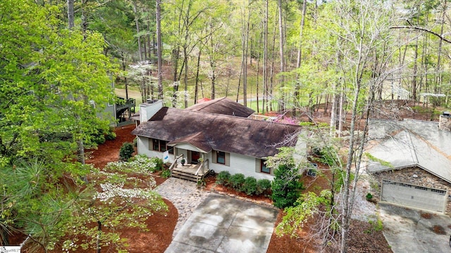 323 Long Reach Dr, Salem, SC 29676 - birds eye view of property with a forest view