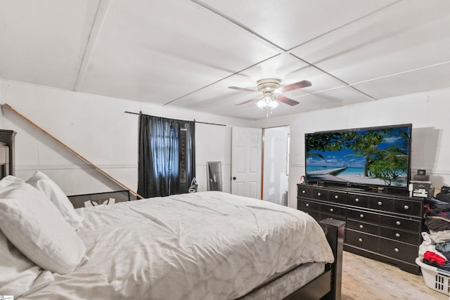 525 Firetower Rd, Williamston, SC 29697 - bedroom with a ceiling fan and carpet flooring