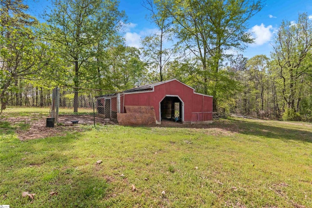 525 Firetower Rd, Williamston, SC 29697 - view of pole building featuring a lawn