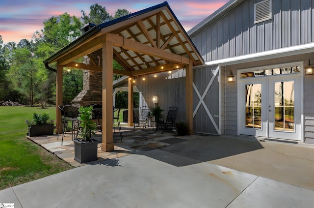1337 Millrock Church Rd, Gray Court, SC 29645 - view of property's community featuring a patio, a gazebo, visible vents, and a yard