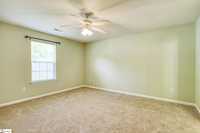 611 Grover Dr, Lyman, SC 29365 - empty room with carpet flooring, baseboards, and ceiling fan