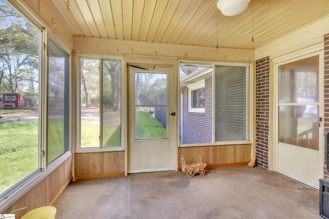 4150 Sandy Flat Rd, Taylors, SC 29687 - unfurnished sunroom with carpet floors and a wealth of natural light