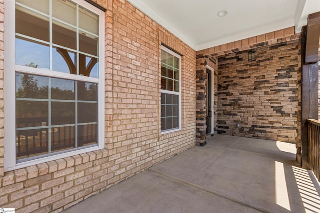 view of patio featuring covered porch