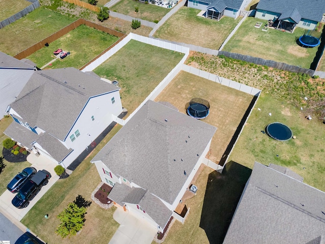 birds eye view of property featuring a residential view