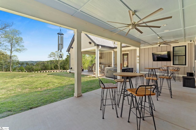 1359 Martin Creek Rd, Seneca, SC 29678 - view of patio with a ceiling fan