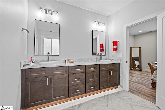 308 Pineridge Dr, Spartanburg, SC 29303 - full bath featuring double vanity, connected bathroom, and a sink