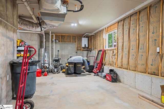 308 Pineridge Dr, Spartanburg, SC 29303 - basement with water heater