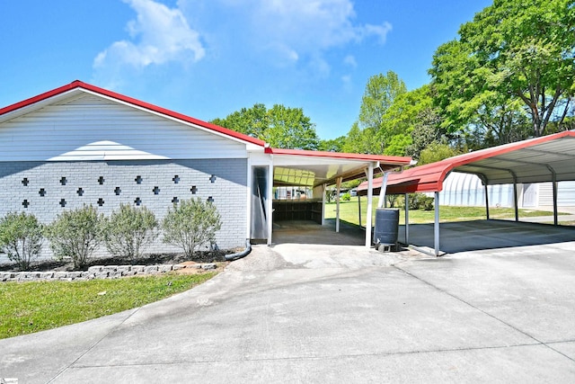 105 Ridgeland Cir, Easley, SC 29640 - view of parking / parking lot featuring driveway and a carport