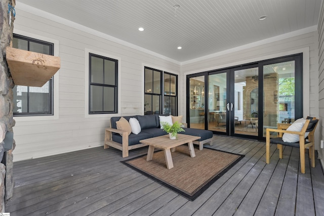 view of deck