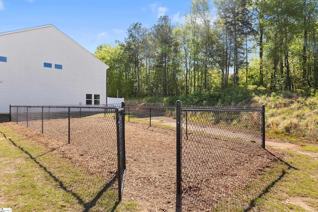 exterior space featuring fence