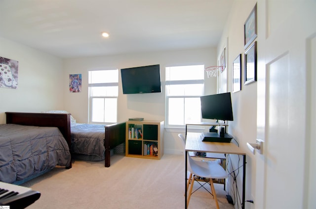 bedroom featuring carpet floors