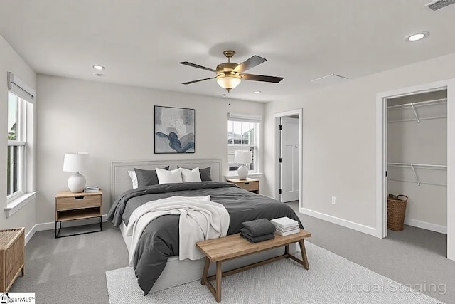 2 Yakama Way, Greenville, SC 29607 - carpeted bedroom featuring recessed lighting, visible vents, and baseboards