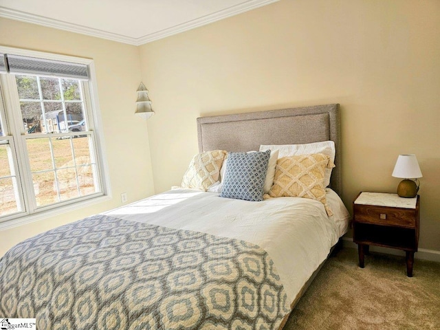 949 Jones Mill Rd, Fountain Inn, SC 29644 - carpeted bedroom with crown molding