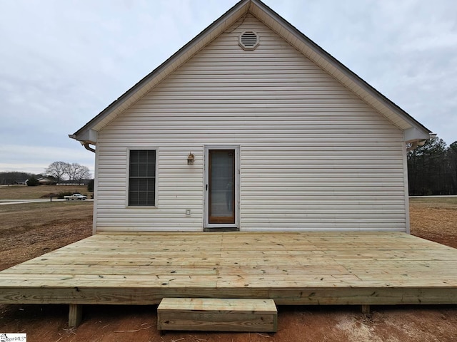 949 Jones Mill Rd, Fountain Inn, SC 29644 - rear view of house featuring a deck