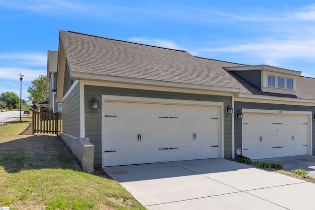 620 Springbank Aly, Greer, SC 29651 - view of front of property with driveway, fence, a shingled roof, and a garage
