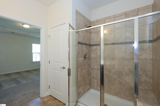 full bath with a stall shower