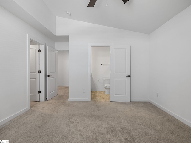 1415 Darrowby Way, Spartanburg, SC 29301 - unfurnished bedroom with a ceiling fan, baseboards, carpet, and connected bathroom