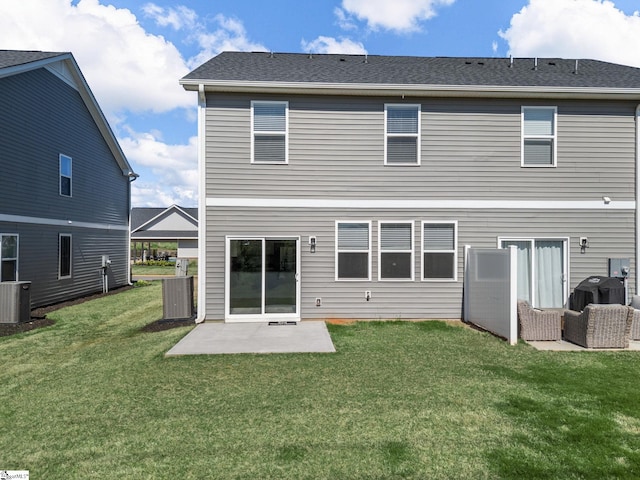 1415 Darrowby Way, Spartanburg, SC 29301 - back of house with a patio area, a yard, and central air condition unit