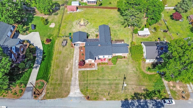 204 Thackston St, Fountain Inn, SC 29644 - bird's eye view