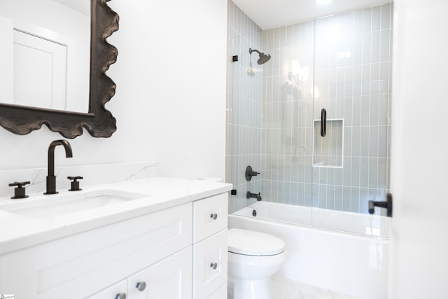 545 E Airport Rd, Greer, SC 29651 - full bath featuring toilet, vanity, and shower / tub combination