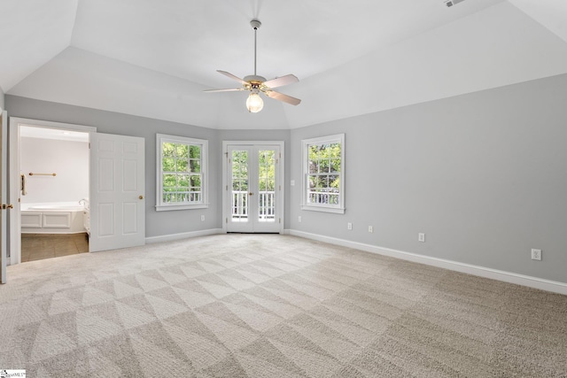 8 Atchison Way, Simpsonville, SC 29680 - unfurnished bedroom with carpet floors, access to exterior, baseboards, and multiple windows