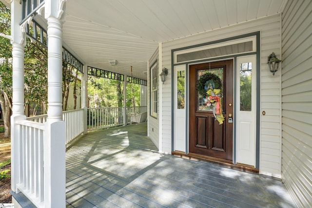 8 Atchison Way, Simpsonville, SC 29680 - property entrance with covered porch