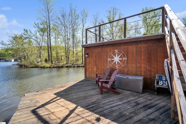 1506 W Lakeshore Dr, Landrum, SC 29356 - dock area featuring a water view