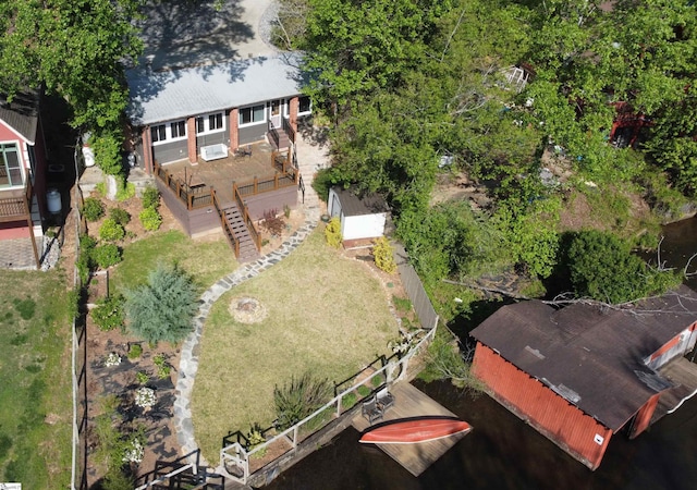 1506 W Lakeshore Dr, Landrum, SC 29356 - birds eye view of property