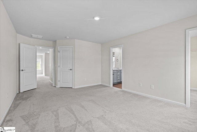 633 Morning Meadows Dr, Inman, SC 29349 - unfurnished bedroom with visible vents, baseboards, and carpet flooring