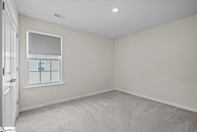 633 Morning Meadows Dr, Inman, SC 29349 - spare room with baseboards, visible vents, and carpet