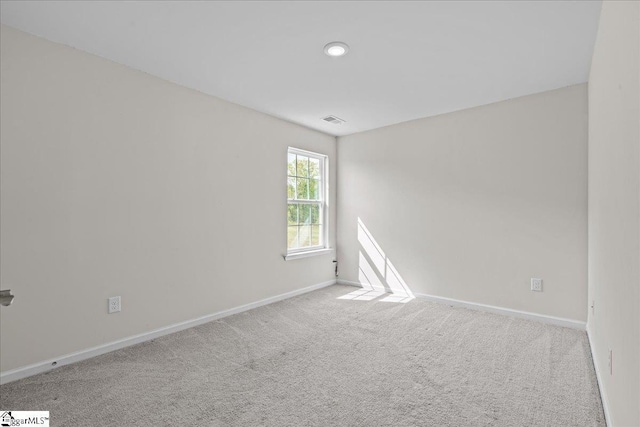 633 Morning Meadows Dr, Inman, SC 29349 - carpeted spare room with recessed lighting, visible vents, and baseboards
