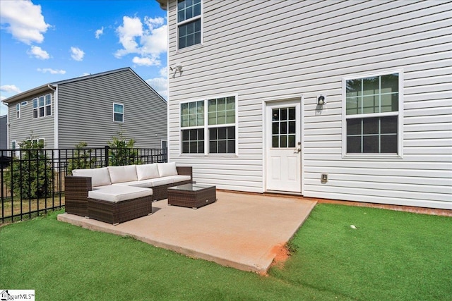 633 Morning Meadows Dr, Inman, SC 29349 - view of patio / terrace with an outdoor hangout area and fence