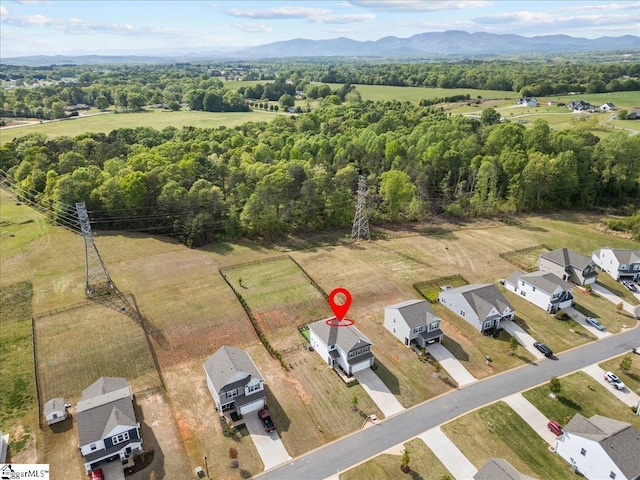 633 Morning Meadows Dr, Inman, SC 29349 - drone / aerial view featuring a mountain view