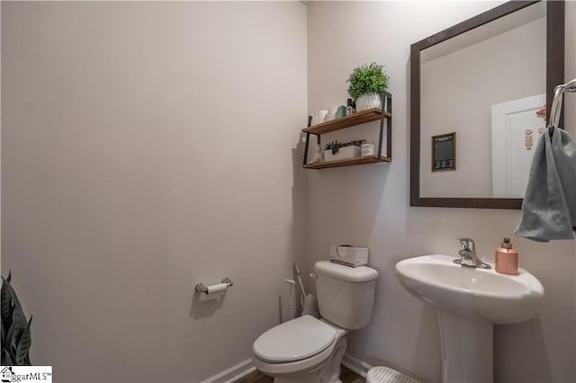 136 Light Spring Rd, Easley, SC 29642 - bathroom featuring baseboards and toilet