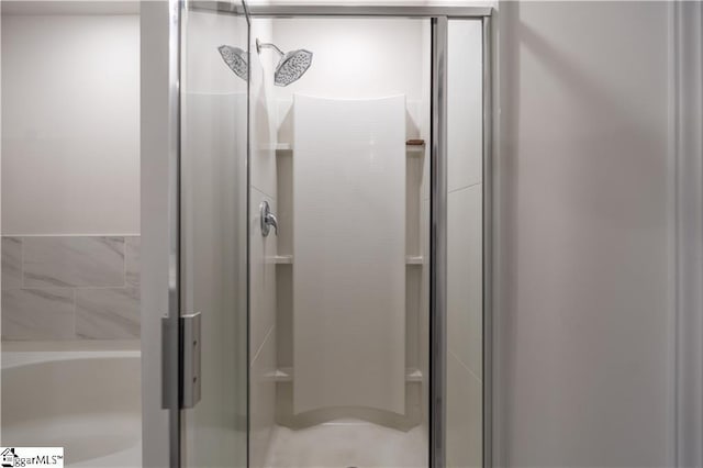 136 Light Spring Rd, Easley, SC 29642 - bathroom with a bath and a shower stall