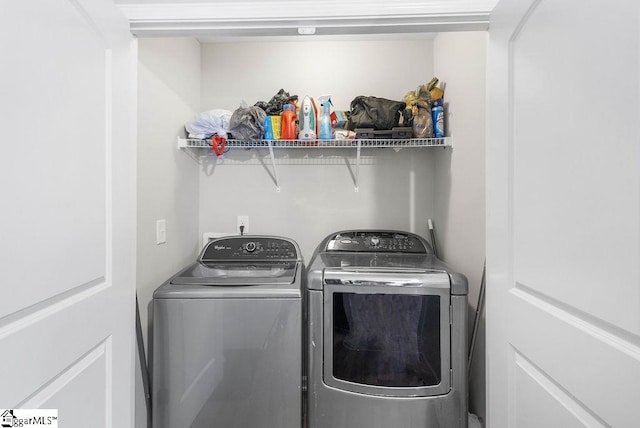 126 Rubin Ave, Anderson, SC 29624 - laundry room with washer and dryer and laundry area