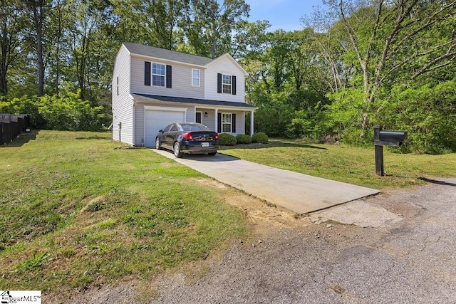 126 Rubin Ave, Anderson, SC 29624 - traditional-style house with an attached garage, driveway, and a front yard