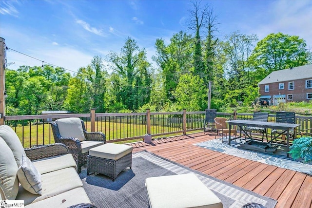 view of deck