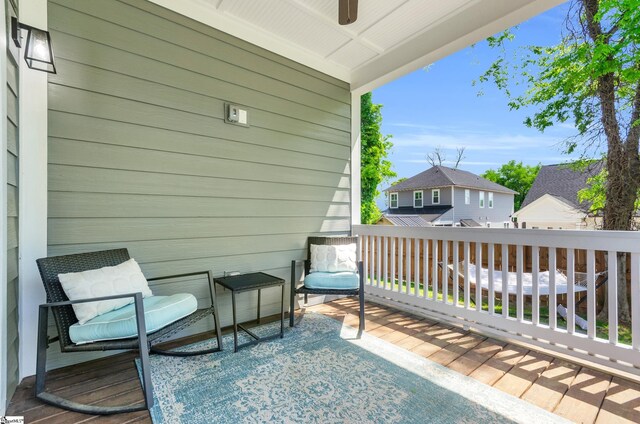 509 Dunbar St, Greenville, SC 29601 - view of patio / terrace with a residential view