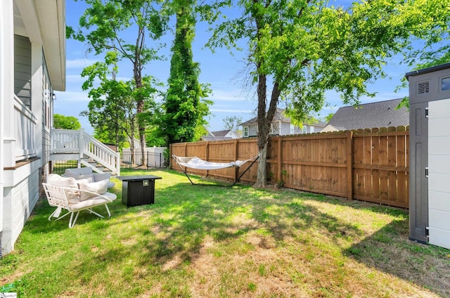 509 Dunbar St, Greenville, SC 29601 - view of yard with a fenced backyard