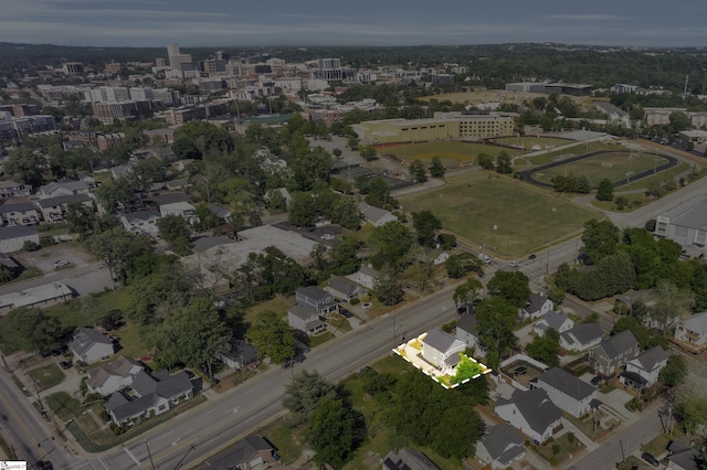 509 Dunbar St, Greenville, SC 29601 - aerial view featuring a view of city