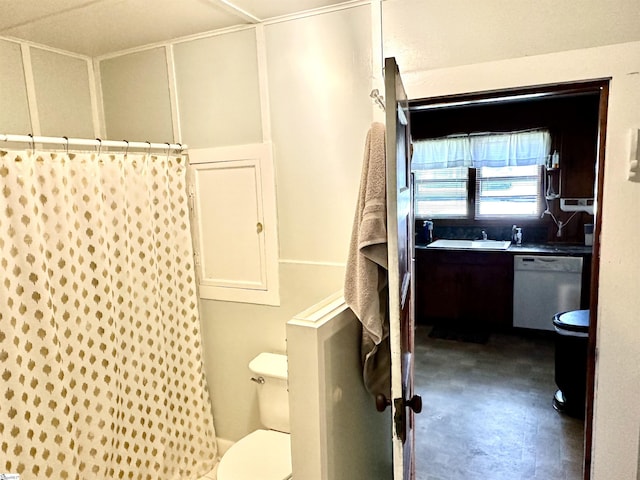 17920 Asheveille Hwy, Campobello, SC 29322 - bathroom featuring toilet and a sink