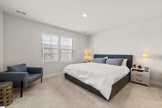 12 Hargrove Ct, Greenville, SC 29617 - bedroom featuring visible vents, baseboards, and light carpet