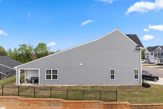 12 Hargrove Ct, Greenville, SC 29617 - view of property exterior featuring a patio area, a fenced backyard, and a yard
