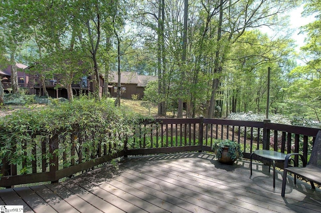 view of deck