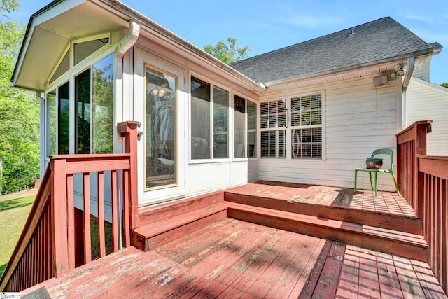 view of deck